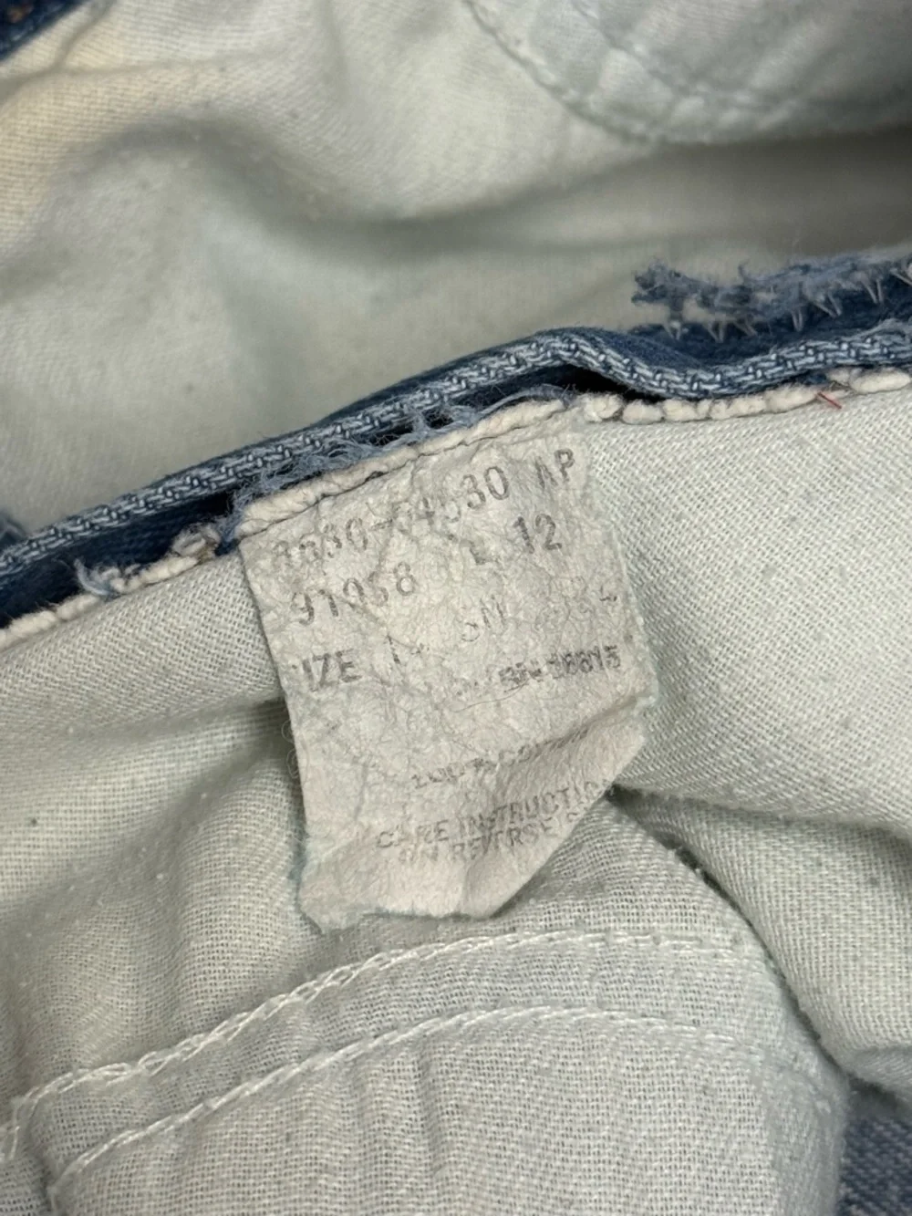 Upcycled Denim Tote bag (Vintage Brittania Jeans) Shoulder Bag - Picture 11 of 12